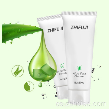 gel facial aloe vera espuma facial limpiador facial